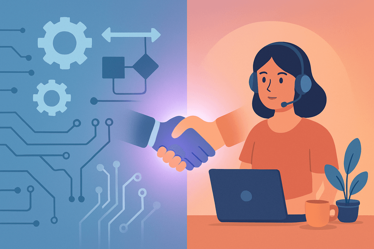 Automation + Human VA: The Hybrid Model That's Beating Full Automation in 2026
