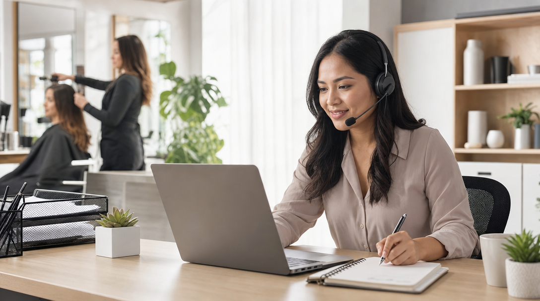 Salon Virtual Receptionist: Stop Losing Clients Mid-Cut