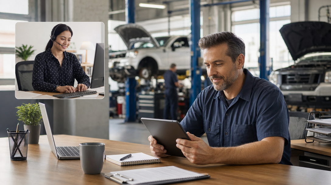 Virtual Assistant for Auto Repair Shops: What to Delegate