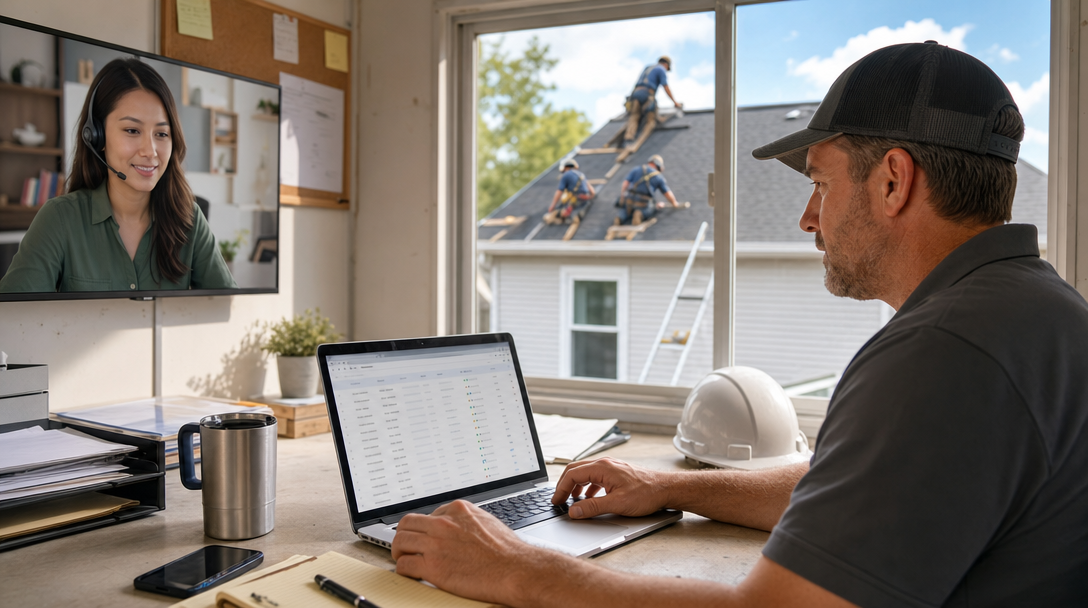 Virtual Assistant for Roofing Contractors: Win More Leads